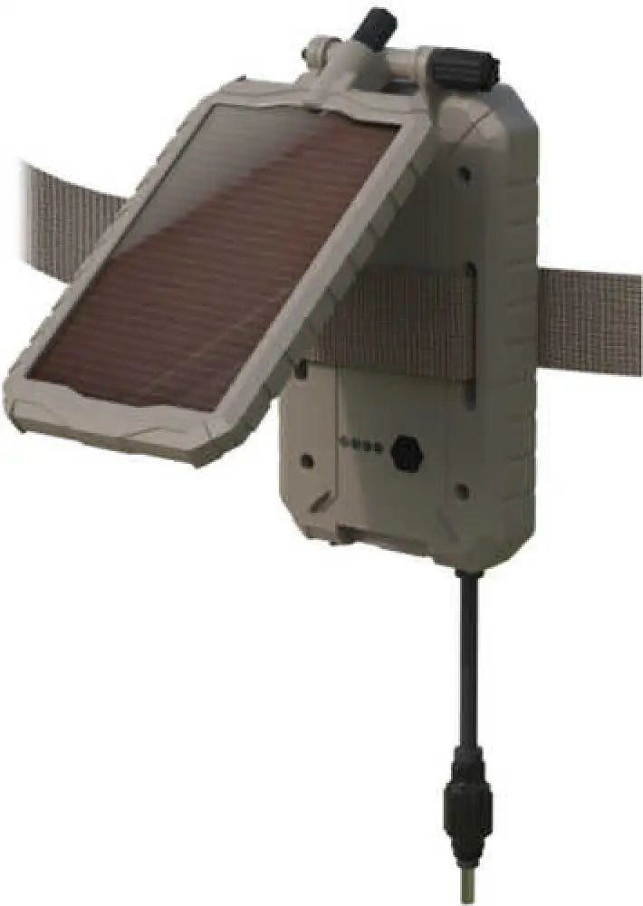 Hme Solp5x Solar Panel Mah Brown Compatible W/ Stealth Cam/muddy/wgi Cellular Cameras