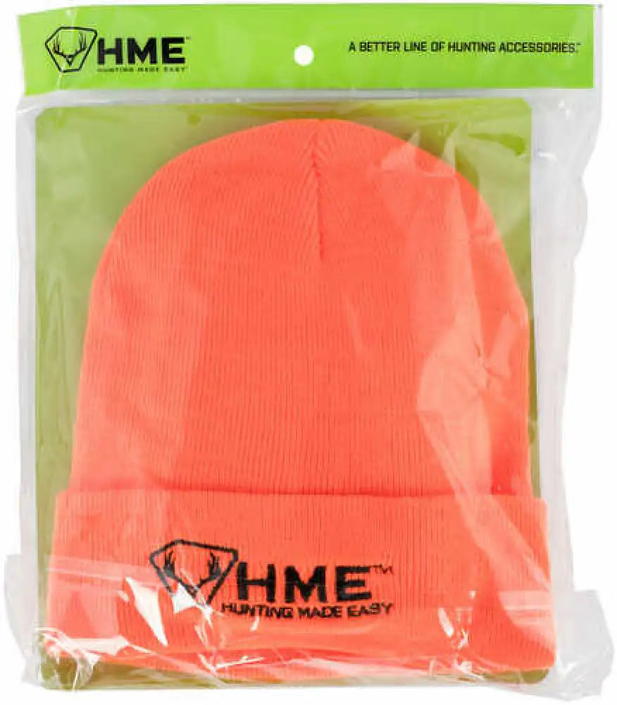 Hme Vest/beanie Combo one Size Fits Most Orange Acrylic - Hme-vestkc-o