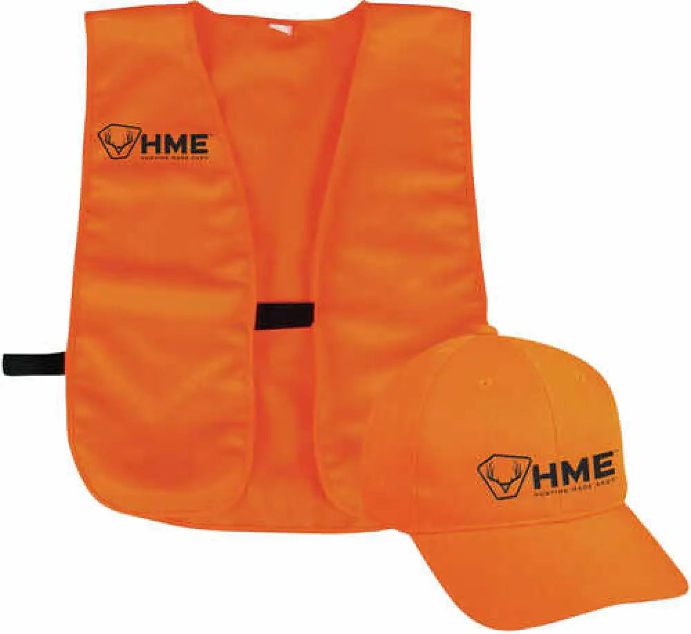 Hme Vest/cap Combo one Size Fits Most Orange Polyester - Hme-sf-vh-or