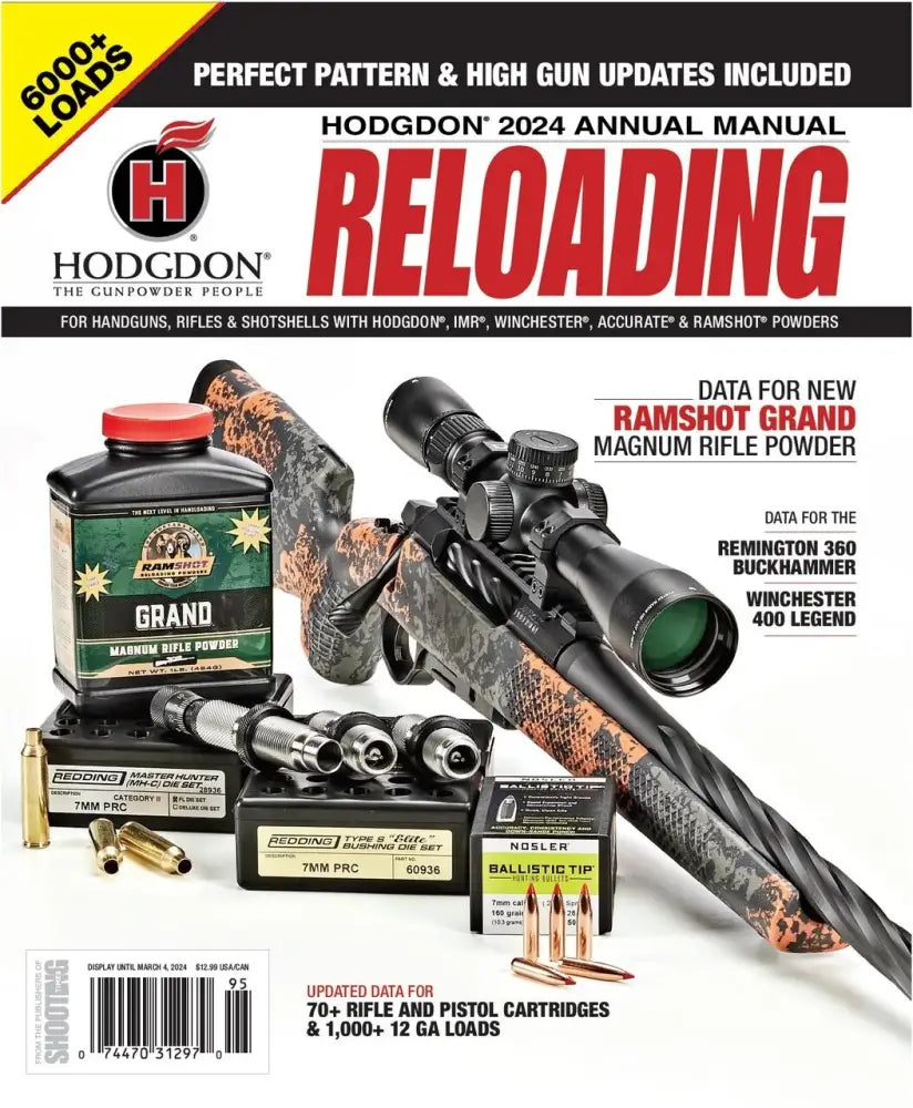 Hodgdon Powder Company Manuals 2024 Annual Basic Reloading Manual Buy at Faith and Freedom Outdoors