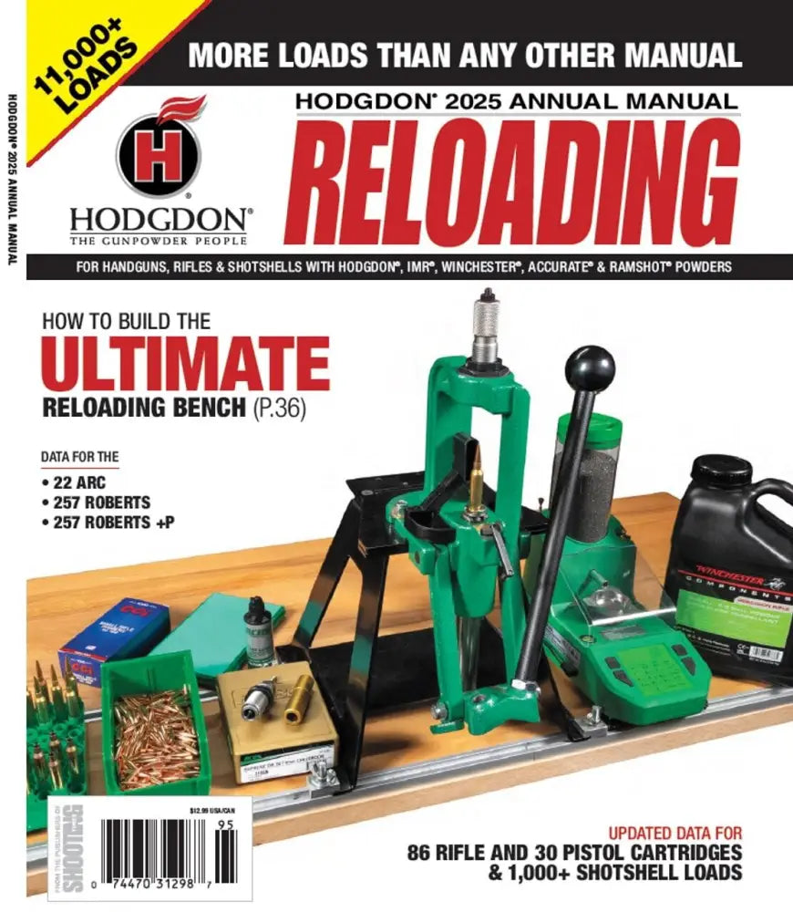 Hodgdon Powder Company Manuals 2025 Annual Manual Buy at Faith and Freedom Outdoors