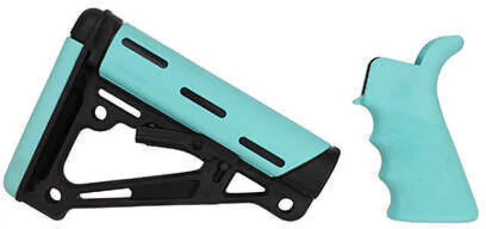 Hog 13456 Ar15 Kit Grip/coll Buttstock Mil Aqua