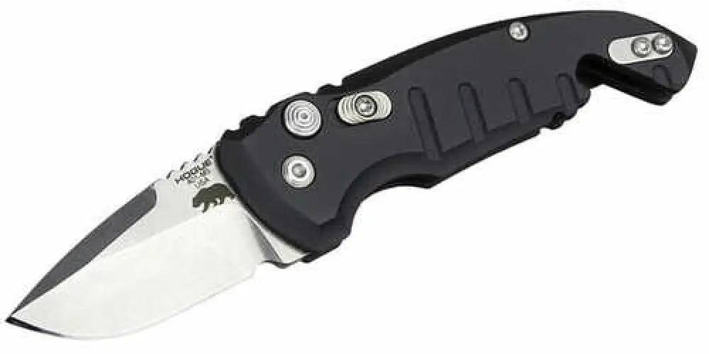 Hogue A01mcrs1.95in Fold Drop Blade Timblade Alum Frame Black - 24120