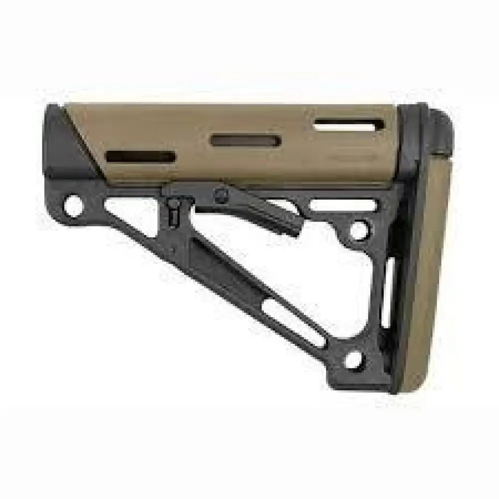 Hogue Chassis & Stocks Ar-15/m16 Overmolded Collapsible Mil-spec Buffer Tube Buttstock Fde Buy at Faith and Freedom