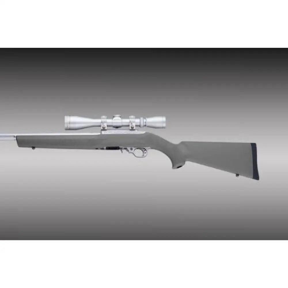 Hogue Chassis & Stocks Hoge Rubber Overmolded Stock with.920’’ Dia Barrel Channel for Ruger 10-22 Slate Grey Buy