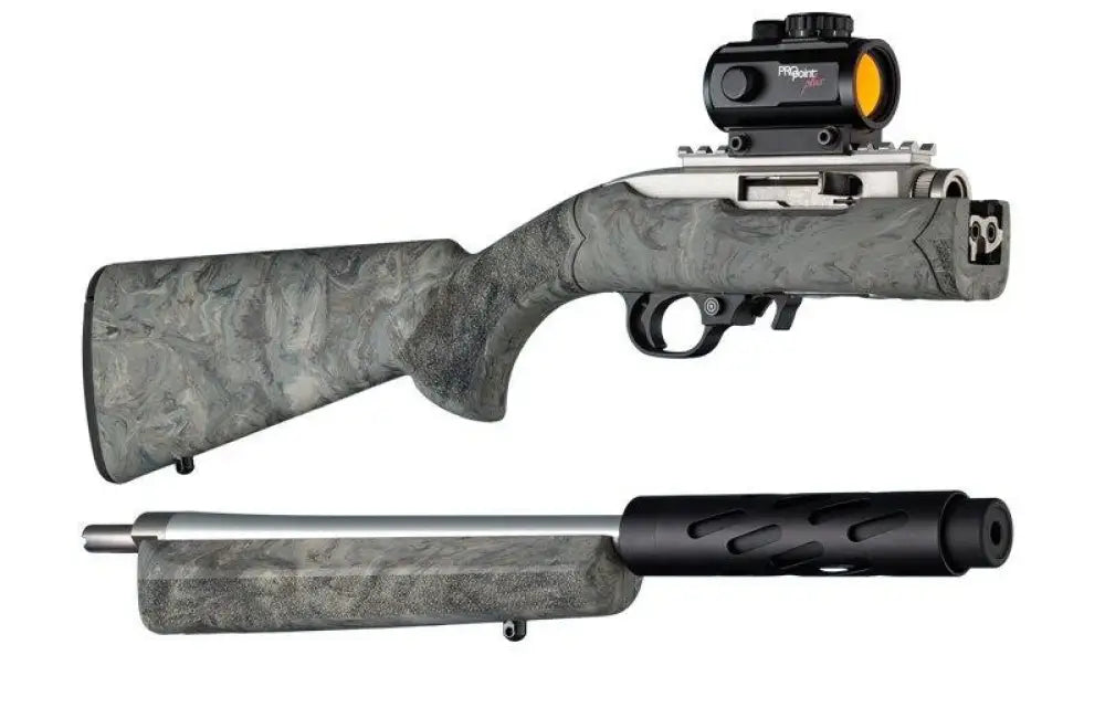 Hogue Chassis & Stocks Ruger 10-22 Takedown Rub. Om Stock with Standard Barrel Chan. Ghillie Green Buy at Faith