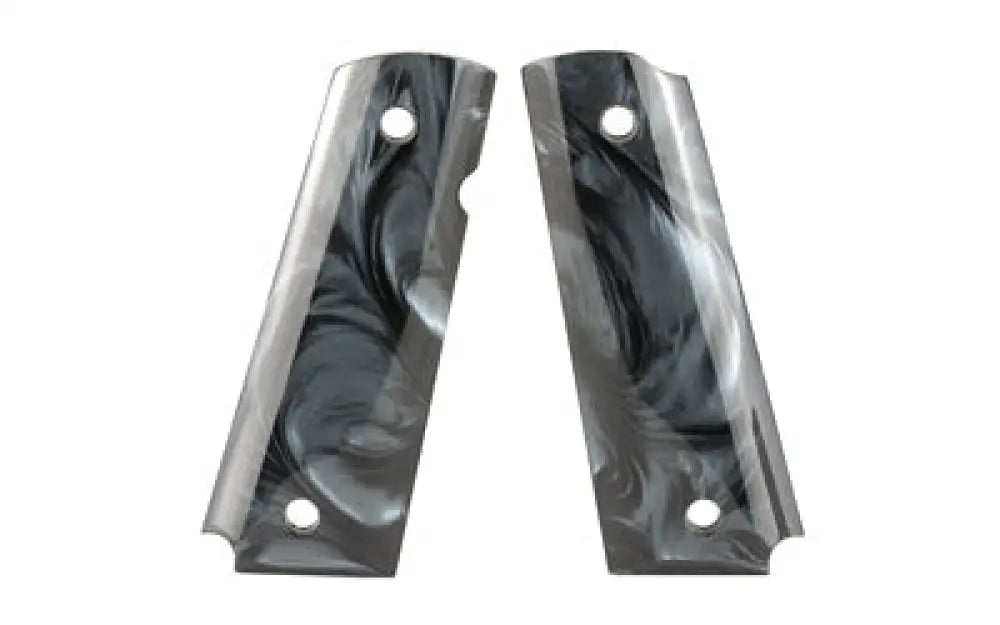 Hogue Grip 1911 Govt Pearl Ambi Black Buy at Faith and Freedom Outdoors - Grips - Pistol Grip