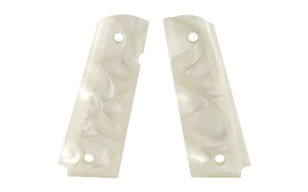 Hogue Grip 1911 Govt Pearl Ambi Wht Buy at Faith and Freedom Outdoors - Grips - Pistol Grip