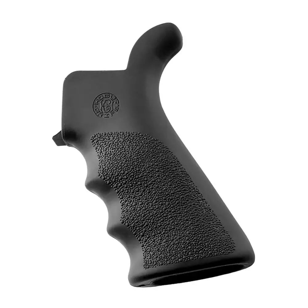 Hogue Grips Ar-15/m-16 Rubber Beavertail Grip with Finger Grooves - Black Buy at Faith and Freedom Outdoors
