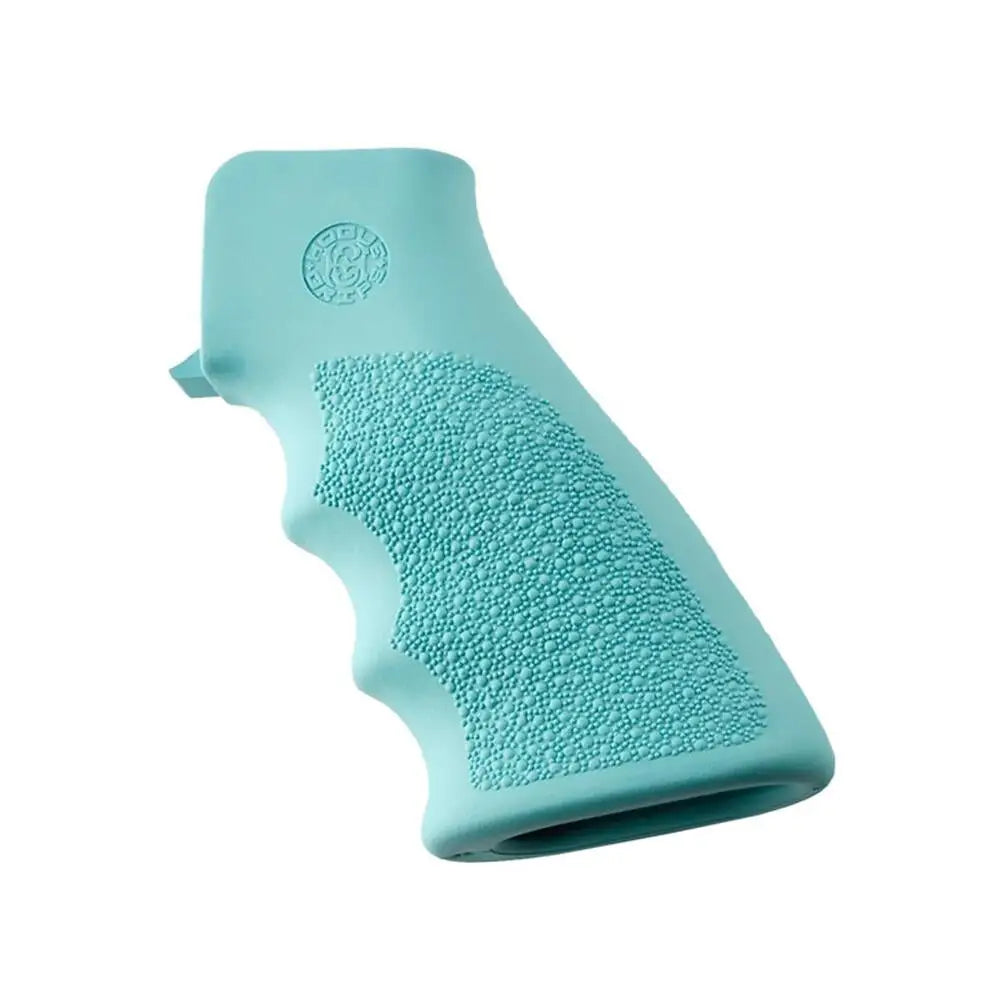 Hogue Grips Ar-15/m-16 Rubber Grip with Finger Grooves Aqua Buy at Faith and Freedom Outdoors