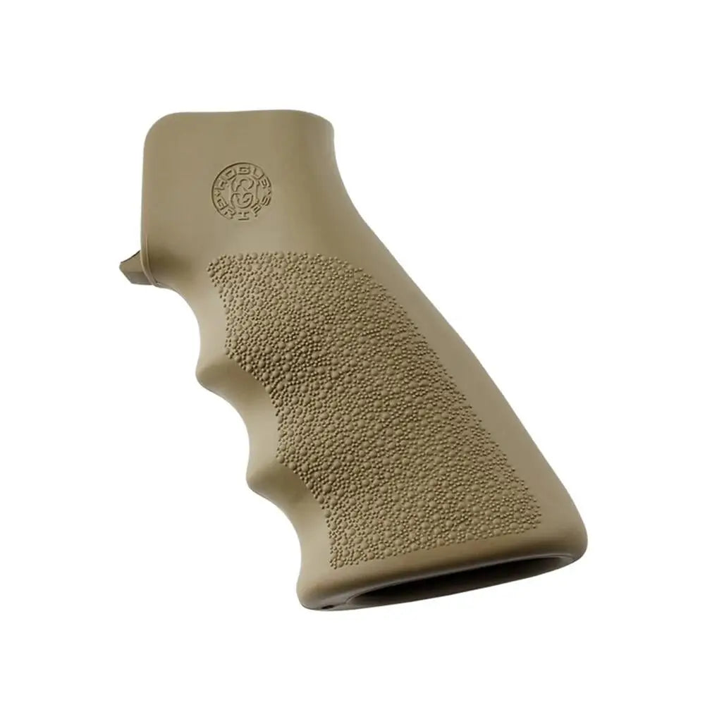 Hogue Grips Ar-15/m-16 Rubber Grip with Finger Grooves Desert Tan Buy at Faith and Freedom Outdoors