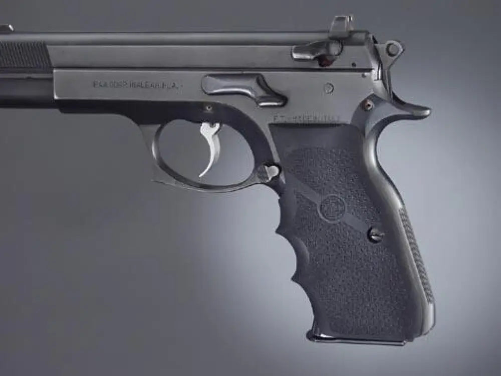 Hogue Grips Cz Tz Eaa Springfield Rubber with Finger Grooves Buy at Faith and Freedom Outdoors
