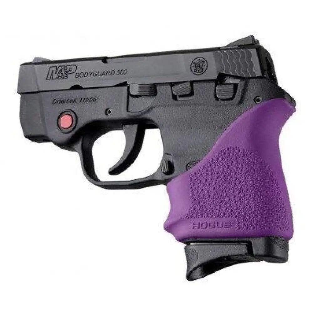 Hogue Grips Handall Beaver Grip Sleeve S&w Bodyguard 380/taurus Tcp & Spectrum Purple Buy at Faith and Freedom Outdoors