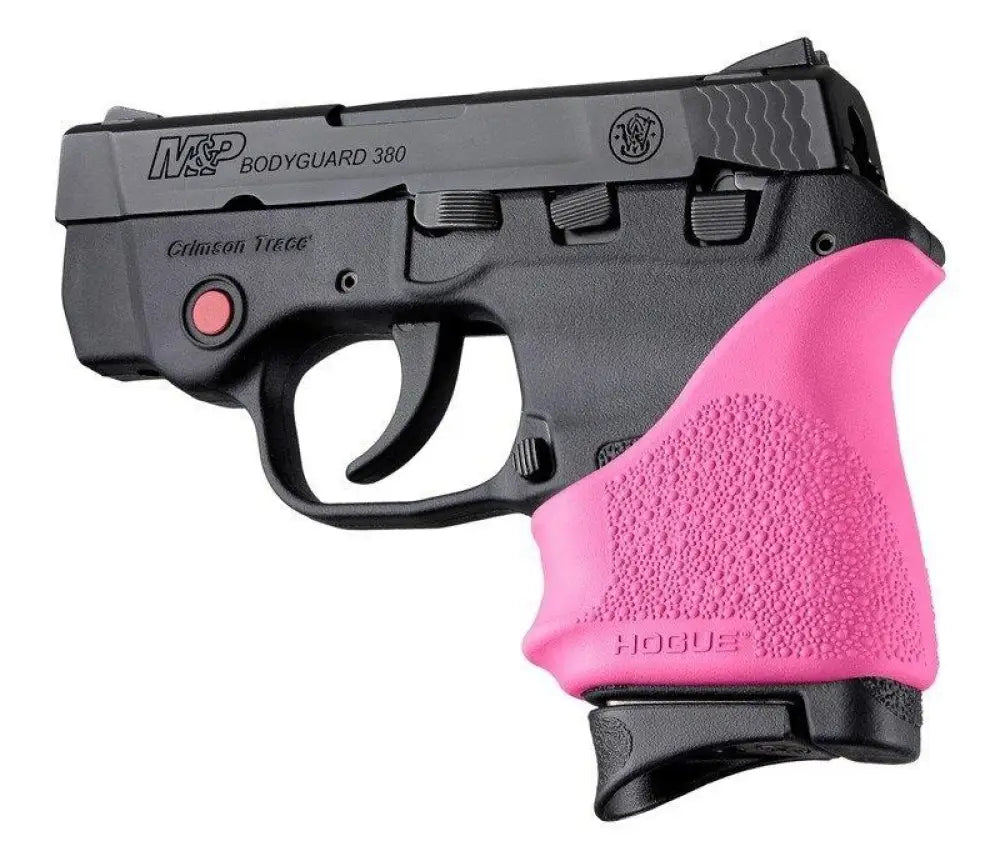 Hogue Grips Handall Beaver Grip Sleeve S&w Bodyguard 380/taurus Tcp & Spectrum Pink Buy at Faith and Freedom Outdoors