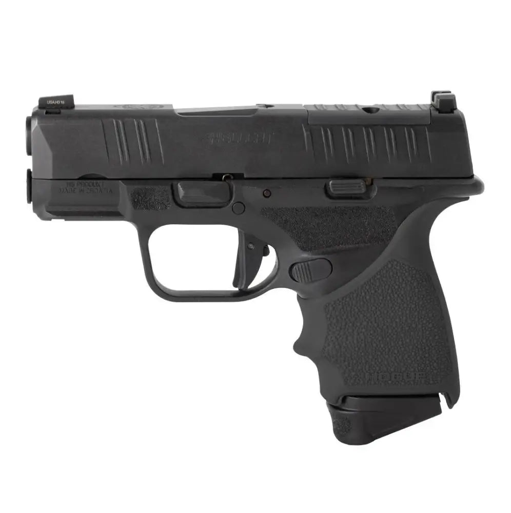 Hogue Grips Handall Beavertail Grip Sleeve for Springfield Hellcat - Black Buy at Faith and Freedom Outdoors