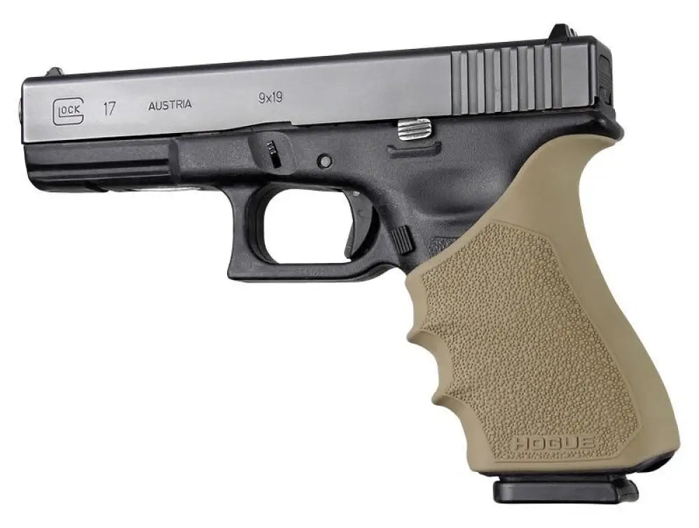 Hogue Grips Handall Beavertail Grip Sleeve Glock 17 G17 Mos G17l G22 G35 G34 G31 G37 Gen 3-4 Fde Buy at Faith