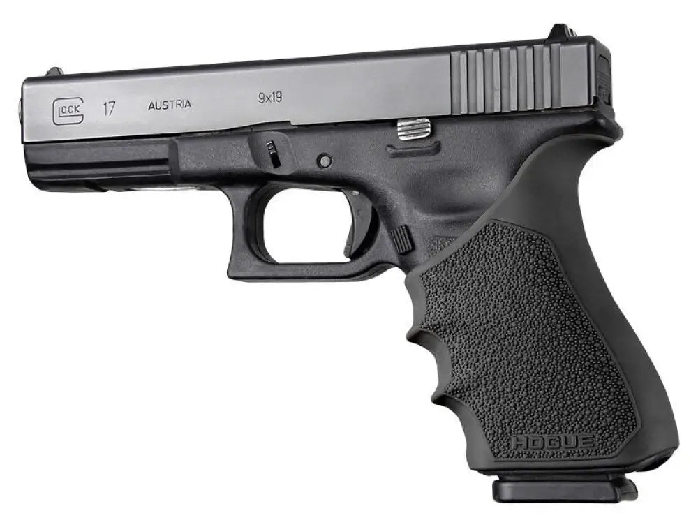 Hogue Grips Handall Beavertail Grip Sleeve Glock 17 G17 Mos G17l G22 G35 G34 G31 G37 Gen 3-4 Black Buy at Faith