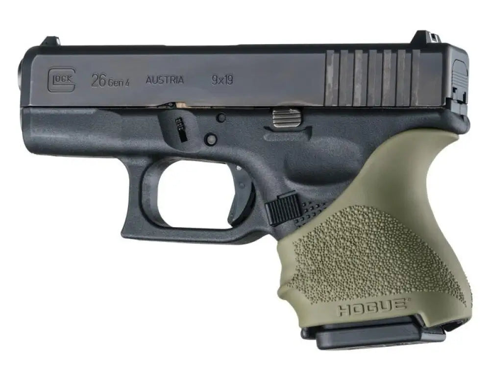 Hogue Grips Handall Beavertail Grip Sleeve Glock 26/27-od Green Buy at Faith and Freedom Outdoors