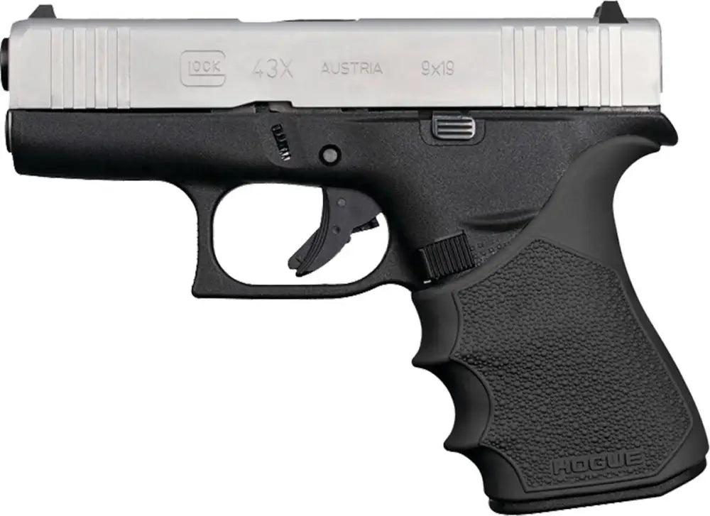 Hogue Grips Handall Beavertail Grip Sleeve Glock 43x 48 - Black Buy at Faith and Freedom Outdoors