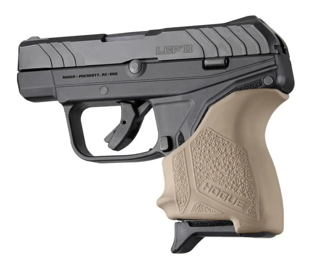 Hogue Grips Handall Beavertail Grip Sleeve Ruger Lcp Ii-flat Dark Earth Buy at Faith and Freedom Outdoors