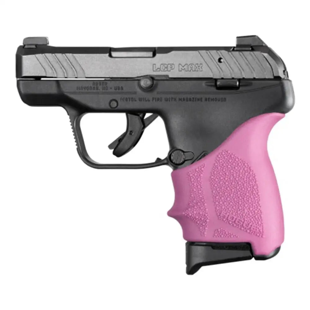 Hogue Grips Handall Beavertail Grip Sleeve Ruger Lcp Max Pink Buy at Faith and Freedom Outdoors