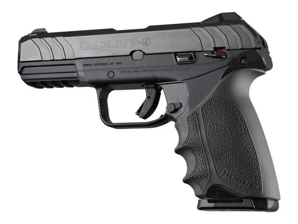 Hogue Grips Handall Beavertail Grip Sleeve Ruger Security 9 Black Buy at Faith and Freedom Outdoors