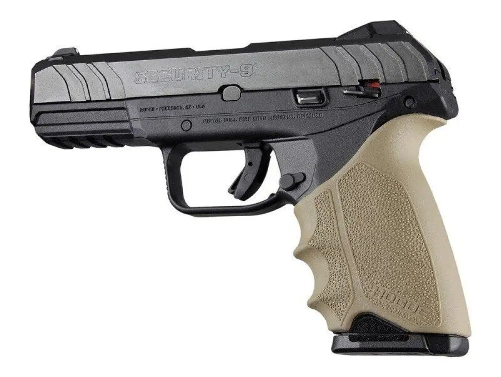 Hogue Grips Handall Beavertail Grip Sleeve Ruger Security 9 Flat Dark Earth Buy at Faith and Freedom Outdoors