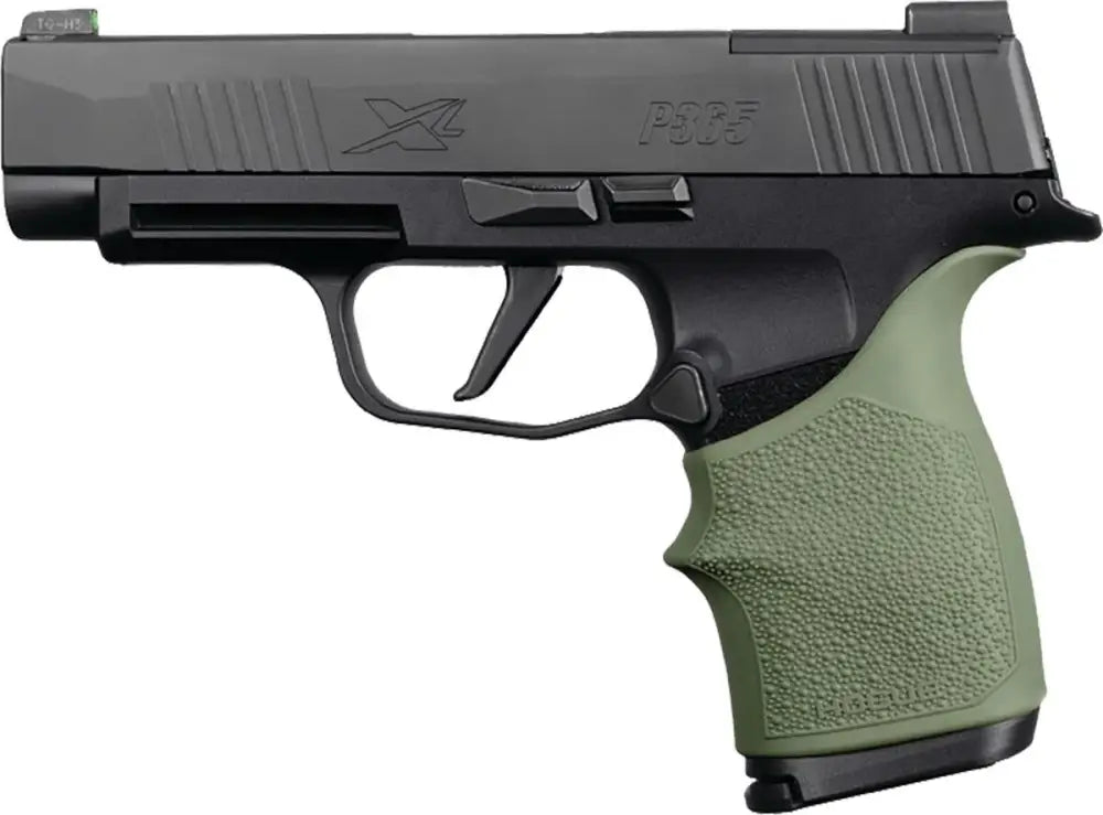Hogue Grips Handall Beavertail Grip Sleeve Sig Sauer P365xl- Od Green Buy at Faith and Freedom Outdoors