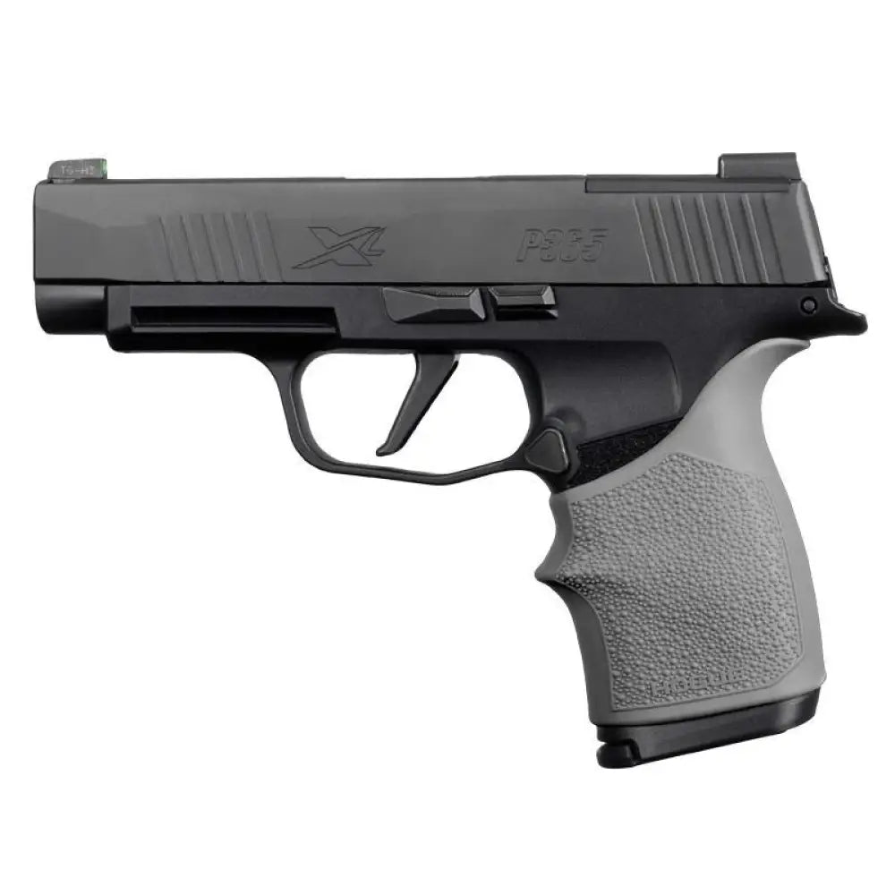 Hogue Grips Handall Beavertail Handgun Grip Sleeve for Sig Sauer P365xl Slate Grey Buy at Faith and Freedom Outdoors