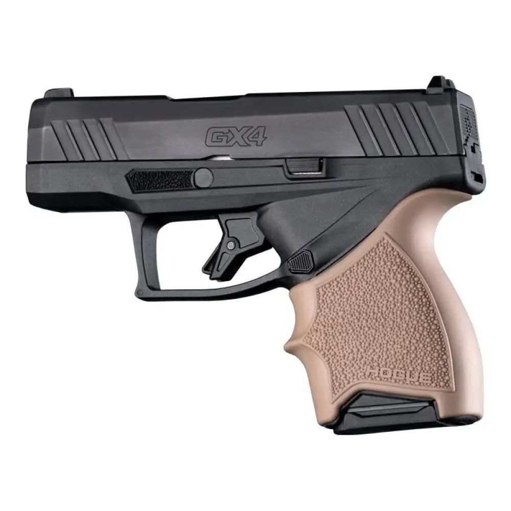 Hogue Grips Handall Beavertail Handgun Grip Sleeve for Taurus Gx4/gx4l Fde Buy at Faith and Freedom Outdoors