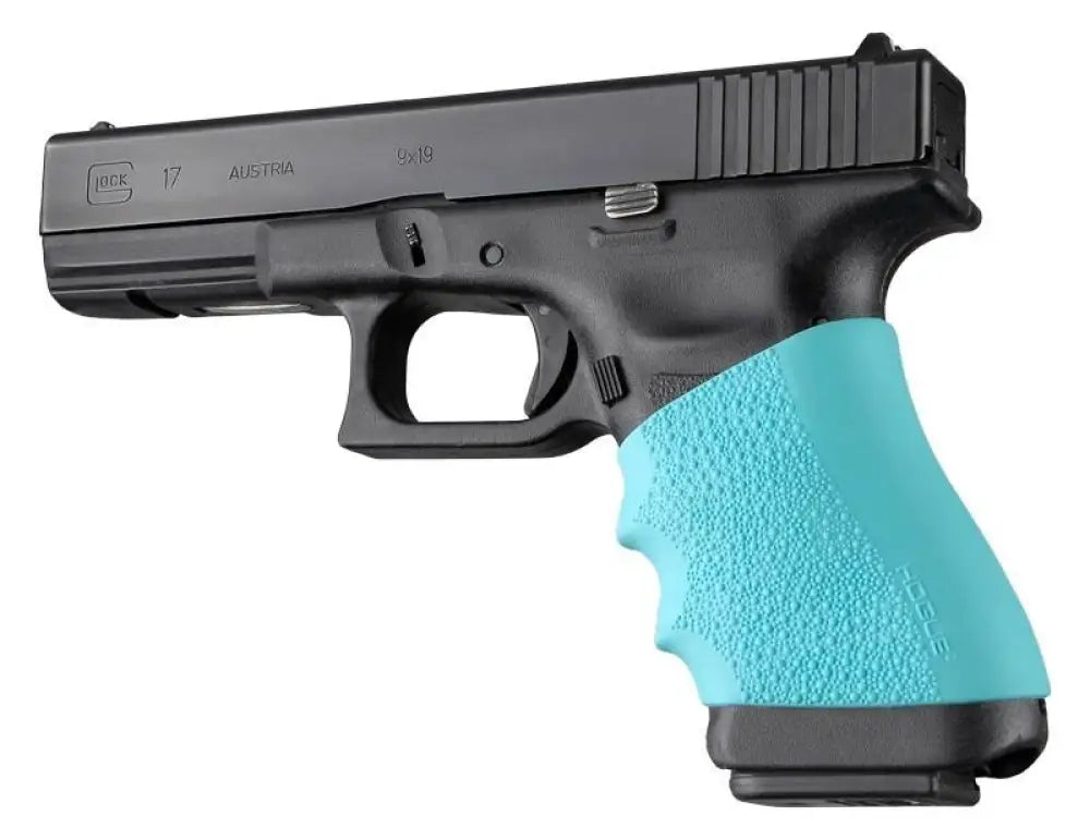Hogue Grips Handall Full Size Grip Sleeve Aqua Buy at Faith and Freedom Outdoors