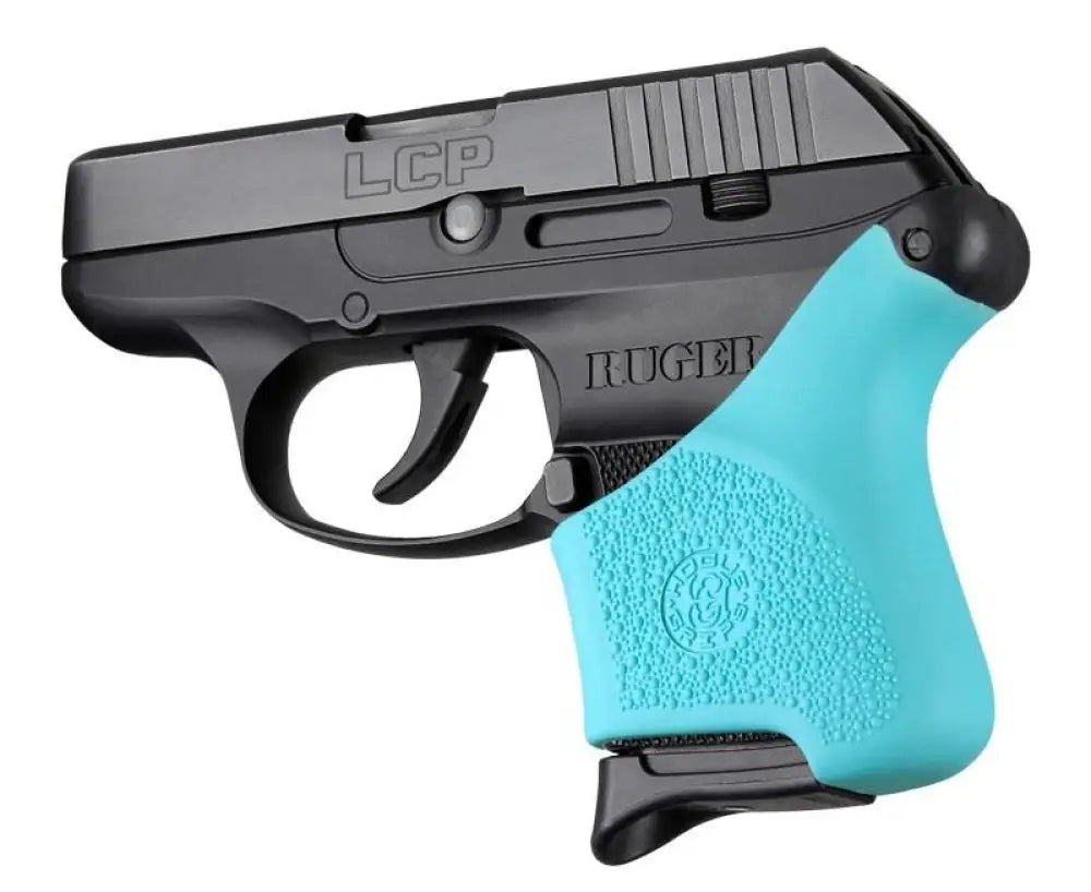 Hogue Grips Handall Hybrid Ruger Lcp Grip Sleeve-aqua Buy at Faith and Freedom Outdoors