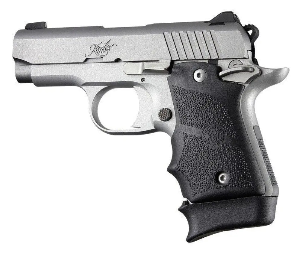 Hogue Grips Kimber Micro 9 Ambi Safety Rubber Grip with Finger Grooves Black Buy at Faith and Freedom Outdoors