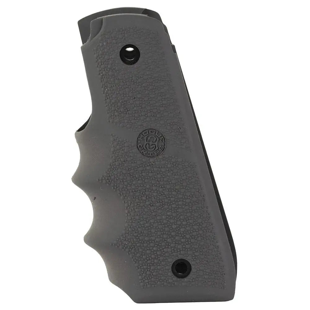 Hogue Grips Overmolded Rubber Grip with Finger Grooves for Ruger 22/45 Mkiv Slate Grey Buy at Faith and Freedom Outdoors