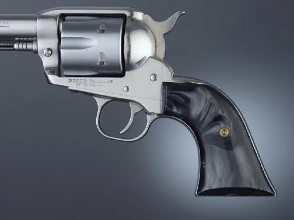 Hogue Grips Ruger Blackhawk/vaquero Black Pearl Cowboy Panels Buy at Faith and Freedom Outdoors