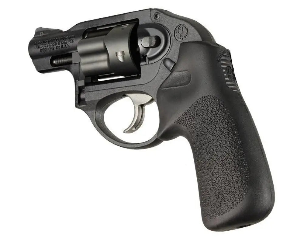 Hogue Grips Ruger Lcr/lcrx: Black Rubber Tamer Cushion Grip Without Finger Grooves Buy at Faith and Freedom Outdoors
