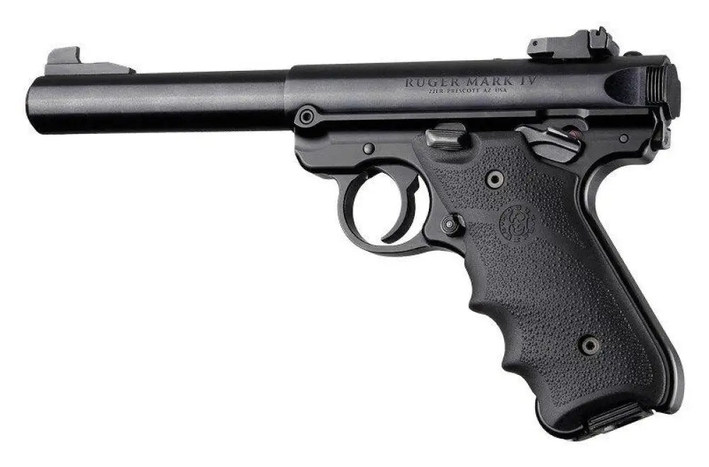 Hogue Grips Ruger Mkiv Rubber Grip with Finger Grooves Black Buy at Faith and Freedom Outdoors