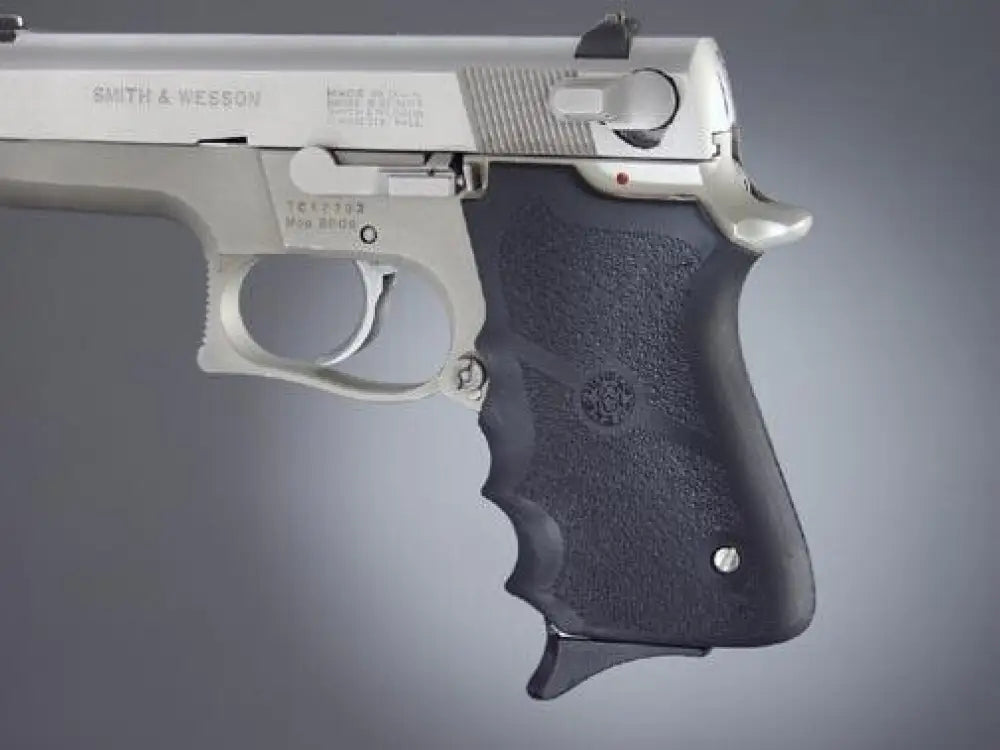 Hogue Grips S&w 6906 Shorty 40 Rubber with Finger Grooves Buy at Faith and Freedom Outdoors