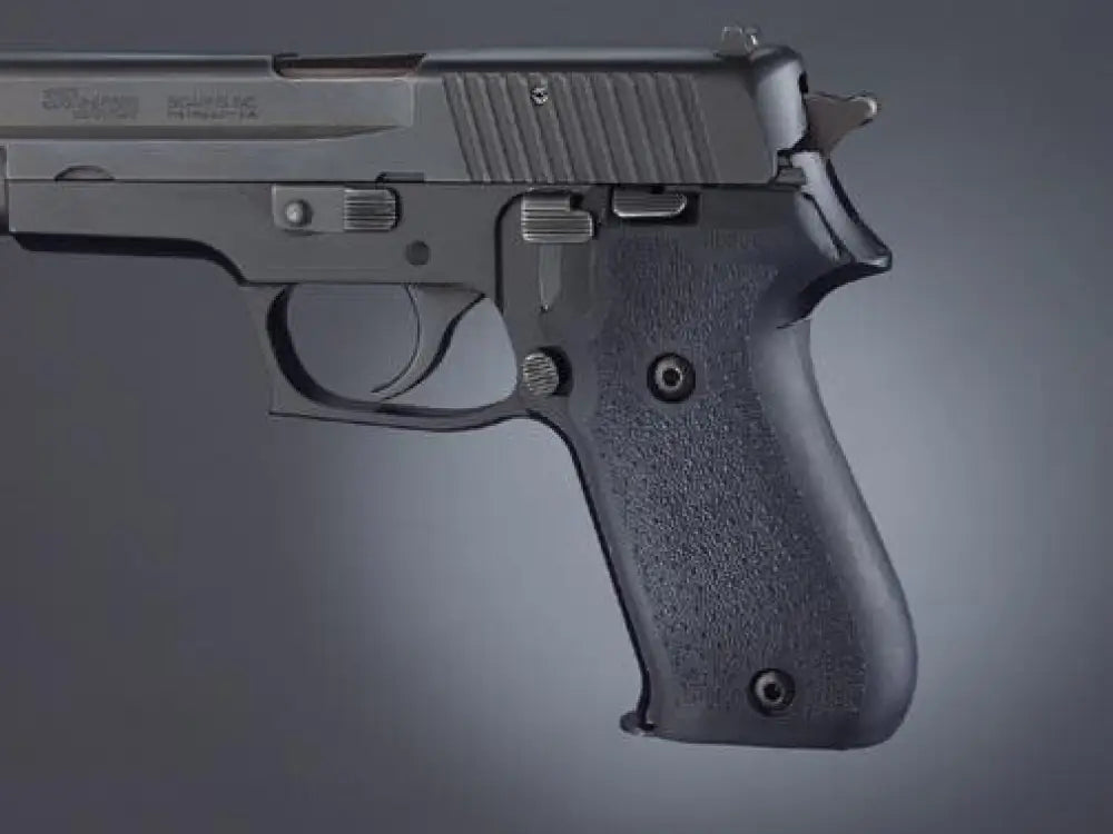 Hogue Grips Sig Sauer P220 American Rubber Without Finger Grooves Buy at Faith and Freedom Outdoors