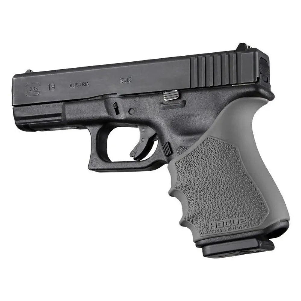 Hogue Gun Parts|grips Handall Beavertail Handgun Grip Sleeve for Glock 19 Gen 3-4 Slate Grey Buy at Faith and Freedom
