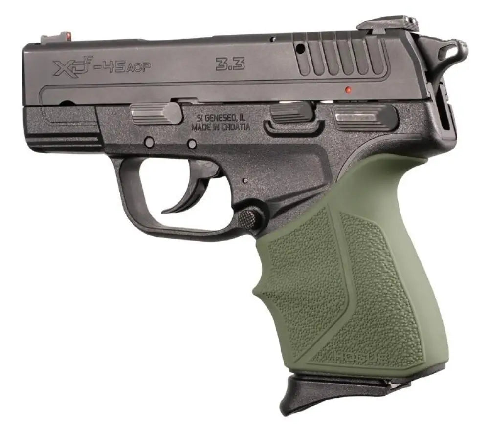 Hogue Gun Parts|grips Springfield Armory Xd-e 9mm/.45acp: Handall Beavertail Grip Sleeve - Od Green Buy at Faith
