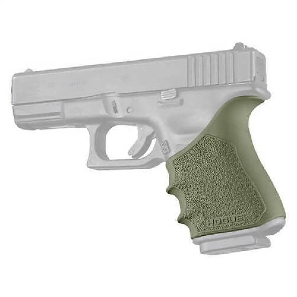 Hogue Handall Beavertail Grip Sleeve for Glock 19 Gen 3-4 Olive Drab Green - 17041