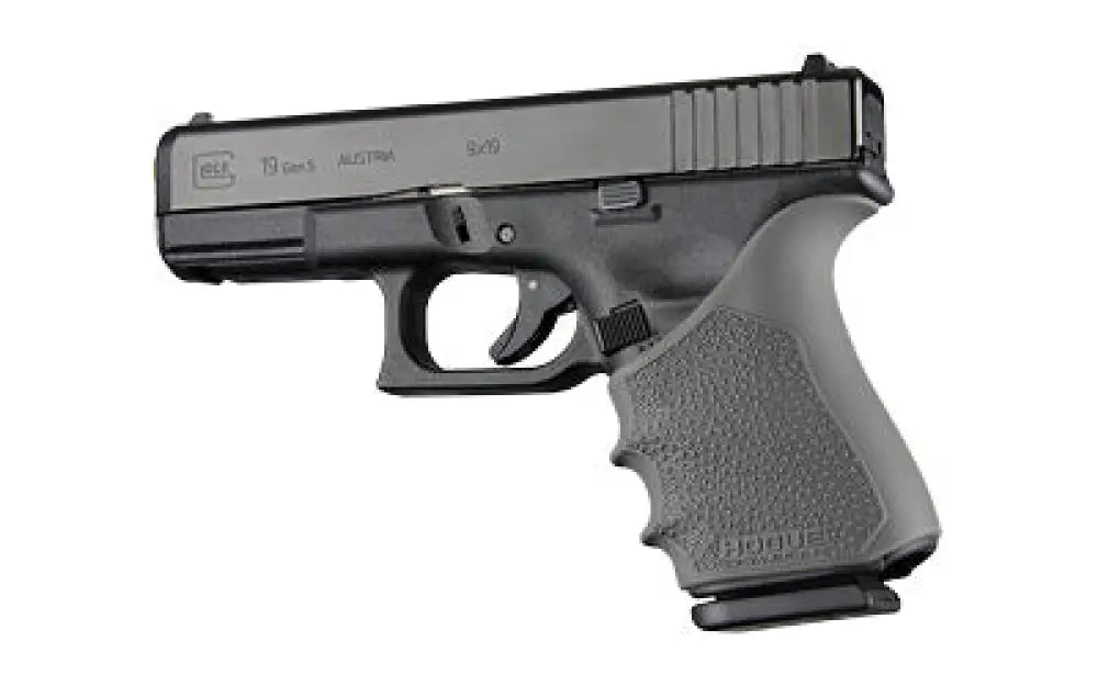 Hogue Handall Bvrtl Glk19 G1-2-5 Gry Buy at Faith and Freedom Outdoors - Grips - Pistol Grip