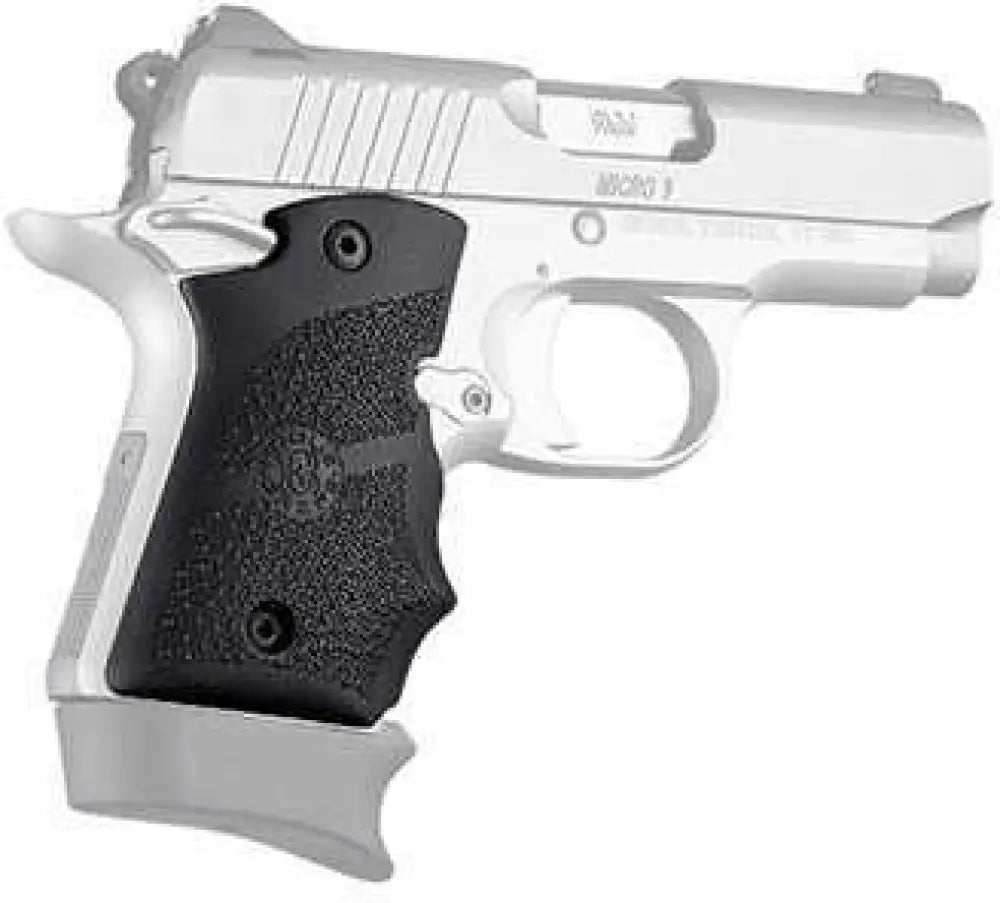 Hogue Kimber Micro 9 Ambi Safety Rubber Grip with Finger Grooves Black - 39080