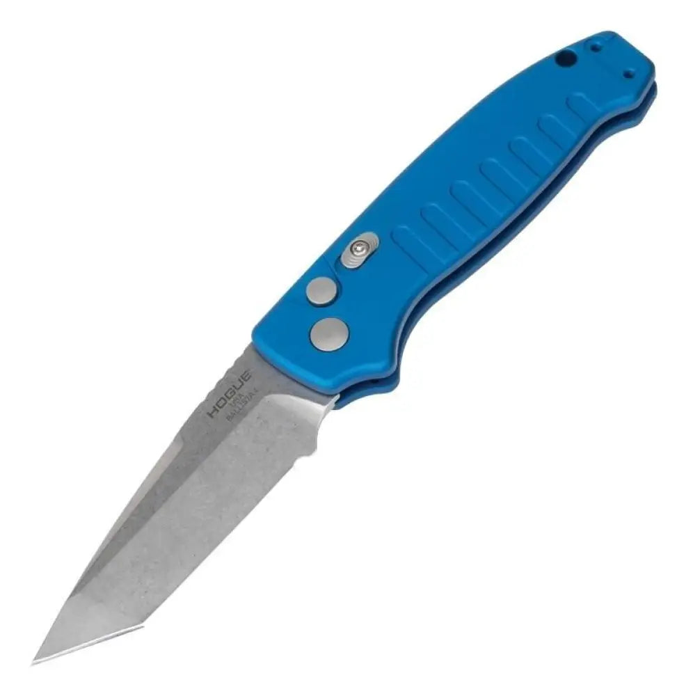 Hogue Knife Knives & Edged Tools|knives Ballista i Automatic Folder 3 1/2’’ Tanto Blade Blue Buy at Faith and Freedom