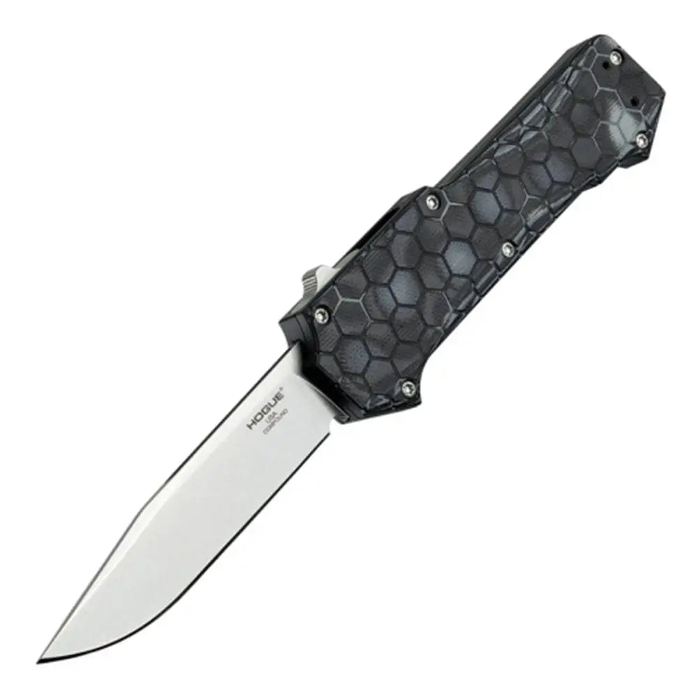 Hogue Knife Knives & Edged Tools|knives Compound Otf Automatic 3-1/2’’ Clip Point Blade G-mascus Black Buy at Faith