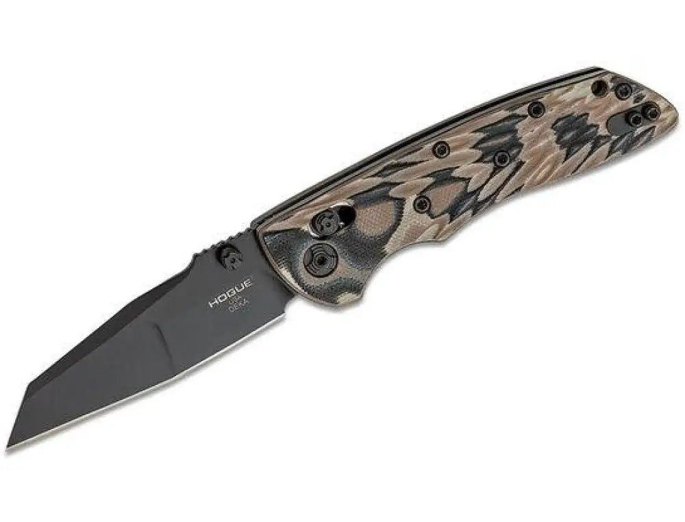 Hogue Knife Knives & Edged Tools|knives Deka Able Lock Folder: 3.25’’ Wharncliffe Blade - Black Cerakote Finish
