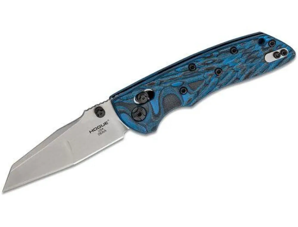 Hogue Knife Knives & Edged Tools|knives Deka Able Lock Folder: 3.25’’ Wharncliffe Blade - Tumbled Finish G-mascus Blue