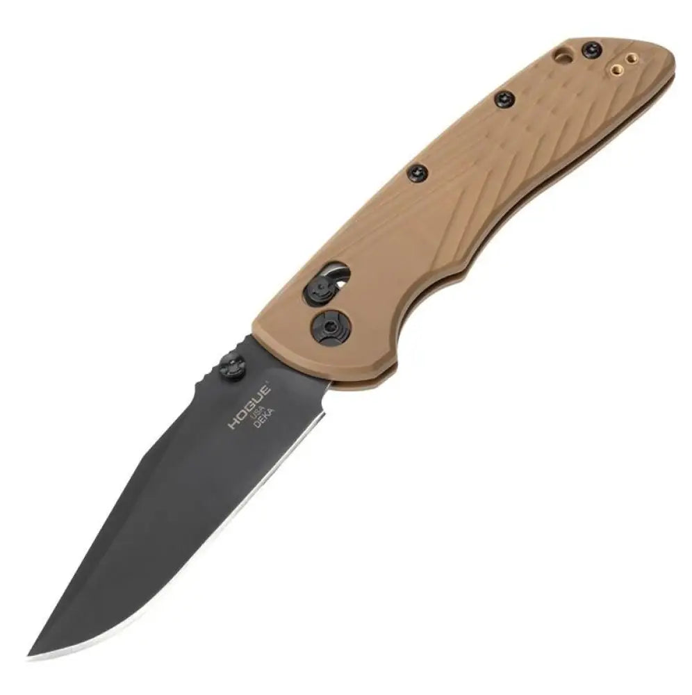 Hogue Knife Knives & Edged Tools|knives Deka Manual Folder 3 1/4’’ Clip Point Blade Fde Buy at Faith and Freedom