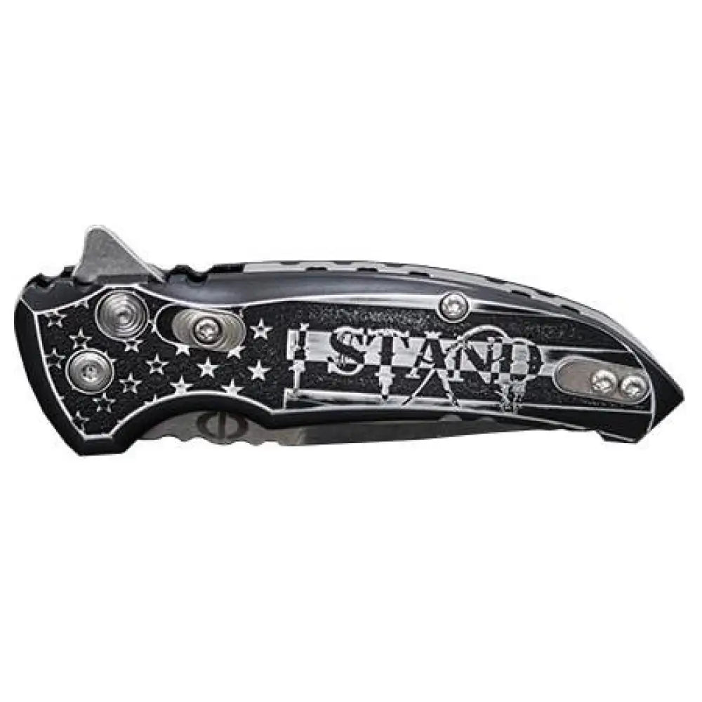 Hogue Knife Knives & Edged Tools|knives X1-microflip 2.75’’ Custom Outlaw Ordnance - i Stand Engraving Buy at Faith